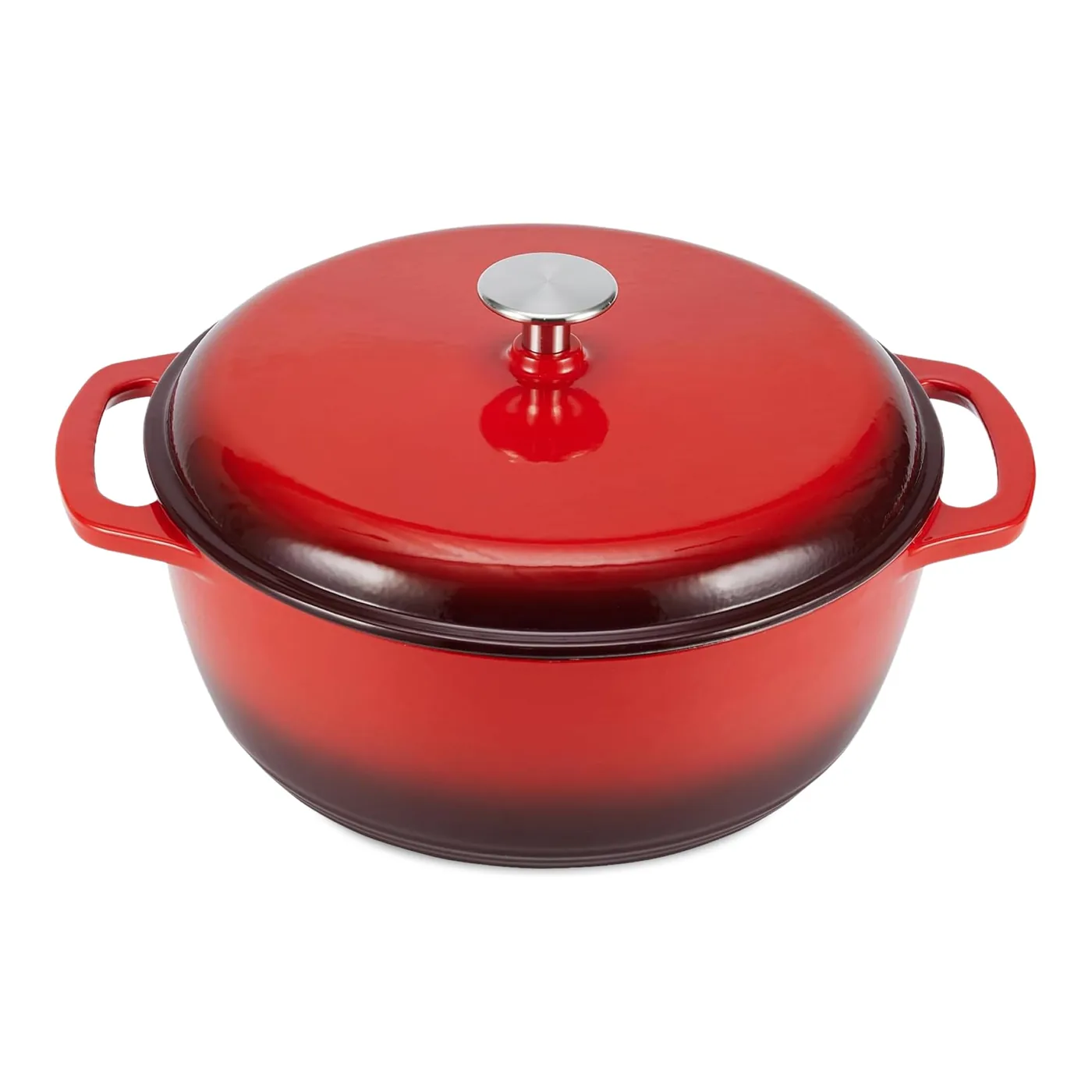Amazon Basics Enameled Cast Iron Dutch Oven, 6 qt — photo 1