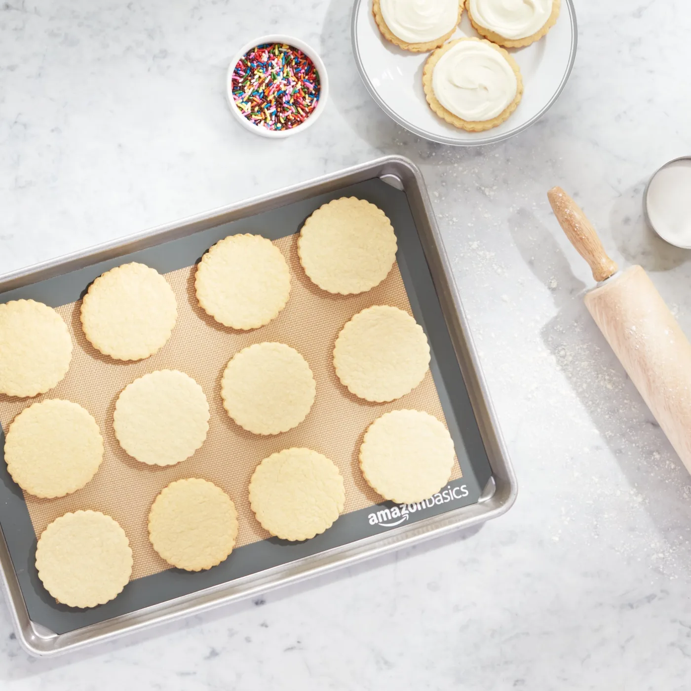 Amazon Basics Silicone Baking Mats, 2-Pack — photo 7